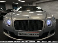 USED 2013 13 BENTLEY CONTINENTAL GT 6.0 W12 SPEED EDITION COUPE AUTO 