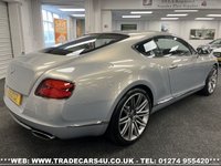 USED 2013 13 BENTLEY CONTINENTAL GT 6.0 W12 SPEED EDITION COUPE AUTO 