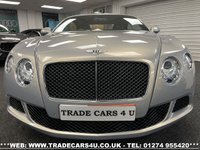 USED 2013 13 BENTLEY CONTINENTAL GT 6.0 W12 SPEED EDITION COUPE AUTO 