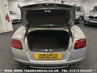 USED 2013 13 BENTLEY CONTINENTAL GT 6.0 W12 SPEED EDITION COUPE AUTO 