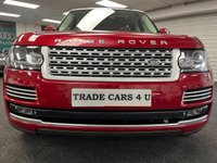 USED 2014 14 LAND ROVER RANGE ROVER 4.4 SDV8 AUTOBIOGRAPHY 5d 339 BHP UK DELIVERY FLAT FEE &pound;175 (SUBJECT TO DEAL)*OVER 100 IMAGES ON OUR WEBSITE*BESPOKE FINANCE ARRANGED*PART EXCHANGE WELCOME*ALL VEHICLES HPI CLEAR