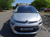 USED 2013 13 CITROEN C4 PICASSO 1.6 E-HDI AIRDREAM EXCLUSIVE 5d 113 BHP * SATNAV *   REVERSE CAMERA