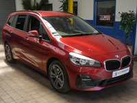 USED 2018 68 BMW 2 SERIES 2.0 220I SPORT GRAN TOURER 5d 190 BHP 7 SEATS SAT NAV PART LEATHER INTERIOR PARK SENSORS 1 OWNER 6 MONTHS GOLD WARRANTY
