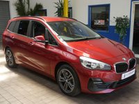 USED 2018 68 BMW 2 SERIES 2.0 220I SPORT GRAN TOURER 5d 190 BHP 7 SEATS SAT NAV PART LEATHER INTERIOR PARK SENSORS 1 OWNER 6 MONTHS GOLD WARRANTY