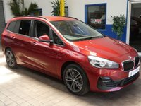 USED 2018 68 BMW 2 SERIES 2.0 220I SPORT GRAN TOURER 5d 190 BHP 7 SEATS SAT NAV PART LEATHER INTERIOR PARK SENSORS 1 OWNER 6 MONTHS GOLD WARRANTY