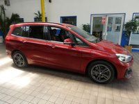 USED 2018 68 BMW 2 SERIES 2.0 220I SPORT GRAN TOURER 5d 190 BHP 7 SEATS SAT NAV PART LEATHER INTERIOR PARK SENSORS 1 OWNER 6 MONTHS GOLD WARRANTY