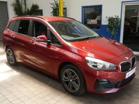 USED 2018 68 BMW 2 SERIES 2.0 220I SPORT GRAN TOURER 5d 190 BHP 7 SEATS SAT NAV PART LEATHER INTERIOR PARK SENSORS 1 OWNER 6 MONTHS GOLD WARRANTY