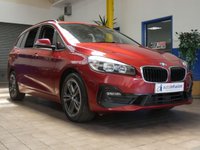 USED 2018 68 BMW 2 SERIES 2.0 220I SPORT GRAN TOURER 5d 190 BHP 7 SEATS SAT NAV PART LEATHER INTERIOR PARK SENSORS 1 OWNER 6 MONTHS GOLD WARRANTY