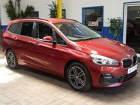 USED 2018 68 BMW 2 SERIES 2.0 220I SPORT GRAN TOURER 5d 190 BHP 7 SEATS SAT NAV PART LEATHER INTERIOR PARK SENSORS 1 OWNER 6 MONTHS GOLD WARRANTY