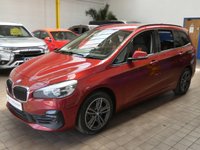 USED 2018 68 BMW 2 SERIES 2.0 220I SPORT GRAN TOURER 5d 190 BHP 7 SEATS SAT NAV PART LEATHER INTERIOR PARK SENSORS 1 OWNER 6 MONTHS GOLD WARRANTY