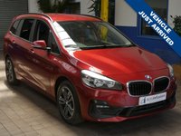 USED 2018 68 BMW 2 SERIES 2.0 220I SPORT GRAN TOURER 5d 190 BHP 7 SEATS SAT NAV PART LEATHER INTERIOR PARK SENSORS 1 OWNER 6 MONTHS GOLD WARRANTY