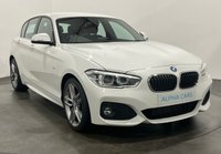 USED 2019 68 BMW 1 SERIES 2.0 120D M SPORT 5d 188 BHP Striking Hgh Gloss White, Full Dakota Black Leather, 120 D M Sport  Automatic