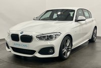 USED 2019 68 BMW 1 SERIES 2.0 120D M SPORT 5d 188 BHP Striking Hgh Gloss White, Full Dakota Black Leather, 120 D M Sport  Automatic