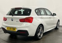 USED 2019 68 BMW 1 SERIES 2.0 120D M SPORT 5d 188 BHP Striking Hgh Gloss White, Full Dakota Black Leather, 120 D M Sport  Automatic