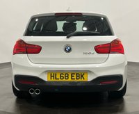 USED 2019 68 BMW 1 SERIES 2.0 120D M SPORT 5d 188 BHP Striking Hgh Gloss White, Full Dakota Black Leather, 120 D M Sport  Automatic