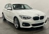 USED 2019 68 BMW 1 SERIES 2.0 120D M SPORT 5d 188 BHP Striking Hgh Gloss White, Full Dakota Black Leather, 120 D M Sport  Automatic