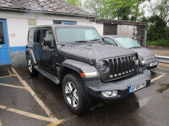 2019 69 Jeep Wrangler 2.0 GME SAHARA UNLIMITED AUTOMATIC 4WD 4d 269 BHP HARD-TOP CONVERTIBLE