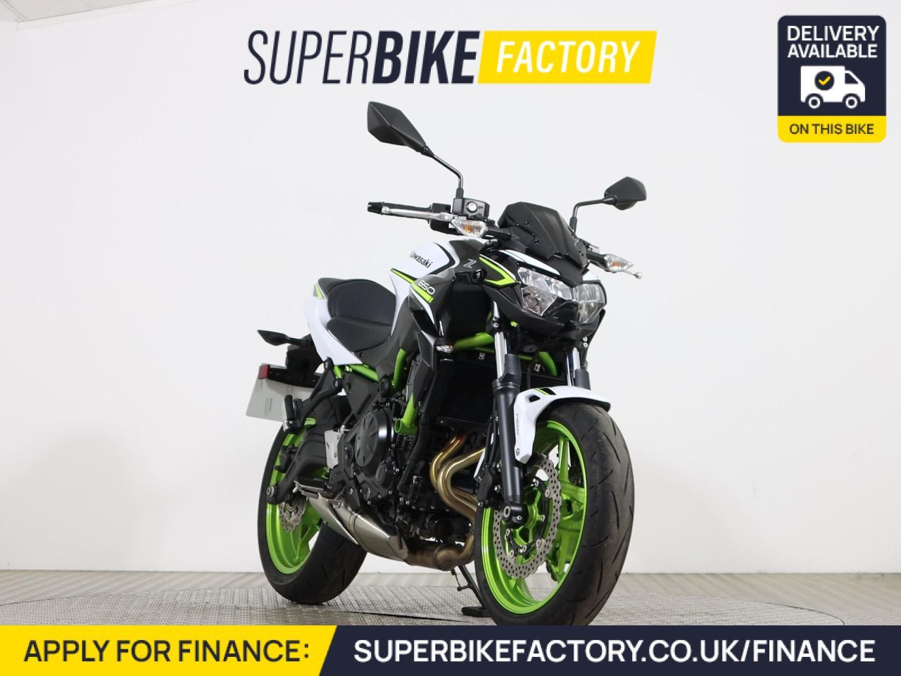 kawasaki z650 white 2020