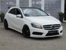 USED 2013 C MERCEDES-BENZ A-CLASS 1.5 A180 CDI BLUEEFFICIENCY AMG SPORT 5d 109 BHP Finished in CIRRUS WHITE with Heated Alcantara Sports Trim. This A class certainly looks smart, with its slim lights and smooth body panels. There's plenty of room in the front and the back which will suit the average family. Features include, Motor Sport Rear Spoiler, 18" Alloys, PAN ROOF, &pound;20 Road Tax, Heated Alcantara Leather trim, B/Tooth, Parking Sensors, Power foldimng Mirrors  and more. Just serviced and MOT until 15/5/2024.