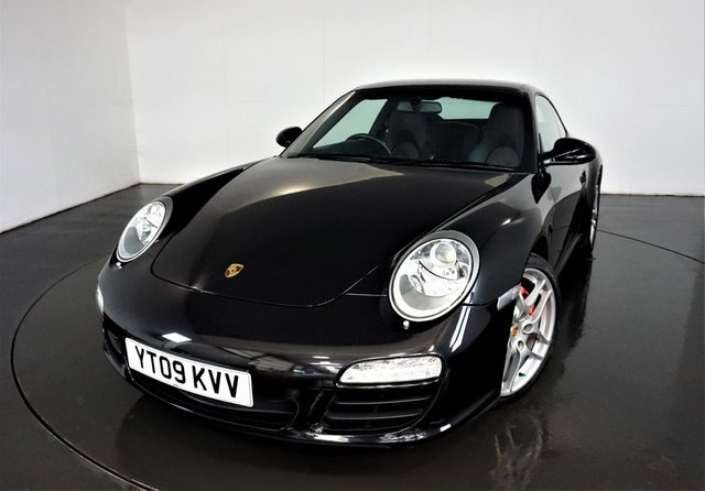 2009 09 Porsche 911 997 GEN 2 3.8 CARRERA 2S PDK 2d AUTO 385 BHP-SUPERB EXAMPLE FINISHED IN BASALT BLACK METALLIC-19 INCH CARRERA S ALLOY WHEELS-REAR WIPER DELETE-PASM-PSM-INSTRUMENT CLUSTER DIALS IN SILVER-BLACK SEAT BELTS-FULLY AUTOMATIC CLIMATE CONTROL-ALCANTARA ROOF LINING-XENON HEADLIGHTS-LED DAYTIME DRIVING LIGHTS-SATNAV-ON BOARD COMPUTER-PCM 3-GREAT SPECIFICATION 997 GEN 2-HAVING ONLY COVERED A MERE 41000 MILES FROM NEW-FIRST TO SEE WILL BUY