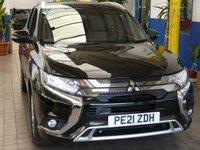 USED 2021 21 MITSUBISHI OUTLANDER 2.4 PHEV DYNAMIC 5d 222 BHP 4WD SAT NAV LEATHER HEATED CAMERA 1OWNER MITSUBISHI WARRANTY TILL APRIL 2026