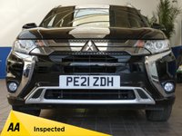 USED 2021 21 MITSUBISHI OUTLANDER 2.4 PHEV DYNAMIC 5d 222 BHP 4WD SAT NAV LEATHER HEATED CAMERA 1OWNER MITSUBISHI WARRANTY TILL APRIL 2026