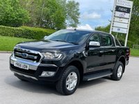 USED 2016 66 FORD RANGER 2.2 LIMITED 4X4 DCB TDCI 4d 148 BHP ** NO VAT **  LOW MILES