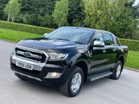 USED 2016 66 FORD RANGER 2.2 LIMITED 4X4 DCB TDCI 4d 148 BHP ** NO VAT **  LOW MILES
