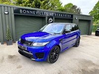 USED 2016 16 LAND ROVER RANGE ROVER SPORT SVR 5.0 V8 SVR 5d 550 BHP F/LR/S/H, Deploy Steps, Carbon