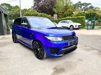 USED 2016 16 LAND ROVER RANGE ROVER SPORT SVR 5.0 V8 SVR 5d 550 BHP F/LR/S/H, Deploy Steps, Carbon