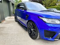USED 2016 16 LAND ROVER RANGE ROVER SPORT SVR 5.0 V8 SVR 5d 550 BHP F/LR/S/H, Deploy Steps, Carbon