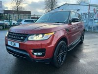 USED 2014 14 LAND ROVER RANGE ROVER SPORT 3.0 SDV6 HSE DYNAMIC 5d 288 BHP ONLY 2 OWNERS FROM NEW AND COMES WITH A FULL SERVICE HISTORY+RECENTLY SERVICED AT 96 000 MILES+CAMBELT CHANGED AT 84 758 MILES+BIG SPECIFICATION+PRIVACY GLASS+SIDE STEPS+FULL LEATHER TRIM+SATELLITE NAVIGATION+BLUETOOTH+PARK ASSIST+AIR CONDITIONING+DUAL CLIMATE CONTROL+21 INCH ALLOY WHEELS+1 FULL YEARS MOT PRIOR TO COLLECTION+FINANCE AND EXTENDED WARRANTY AVAILABLE ON THIS USED VEHICLE!!!!!!!!