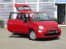 USED 2019 69 FIAT 500 1.2 POP 3d 69 BHP Finished in PASODOBLE RED with contrasting grey sports trim. This updated small retro-style car is ideal for the first time driver and small family. This little car is cute, funky, sporty and smart. Features include Multifunction Steering Wheel, Cruise Control, 2 Keys, Electric Windows to name just a few. Just serviced with 12 Months MOT.