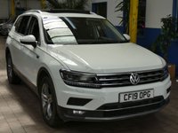 USED 2019 19 VOLKSWAGEN TIGUAN ALLSPACE 2.0 SEL TDI DSG 5d 148 BHP 7 SEATS SAT NAV PANORAMIC SUNROOF HEATED SEATS CRUISE CONTROL 1 OWNER 6 MONTHS GOLD WARRANTY VAT Q