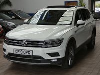 USED 2019 19 VOLKSWAGEN TIGUAN ALLSPACE 2.0 SEL TDI DSG 5d 148 BHP 7 SEATS SAT NAV PANORAMIC SUNROOF HEATED SEATS CRUISE CONTROL 1 OWNER 6 MONTHS GOLD WARRANTY VAT Q