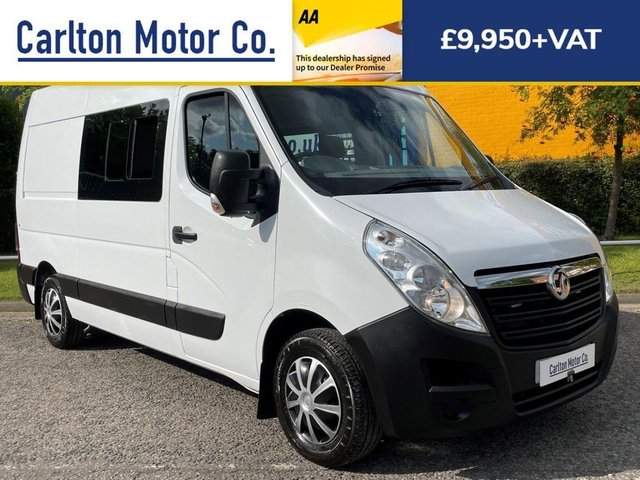 2017 17 Vauxhall Movano 2.3 F3500 L2H2 [ CREW / MESS / WELFARE ] P/V CDTI 