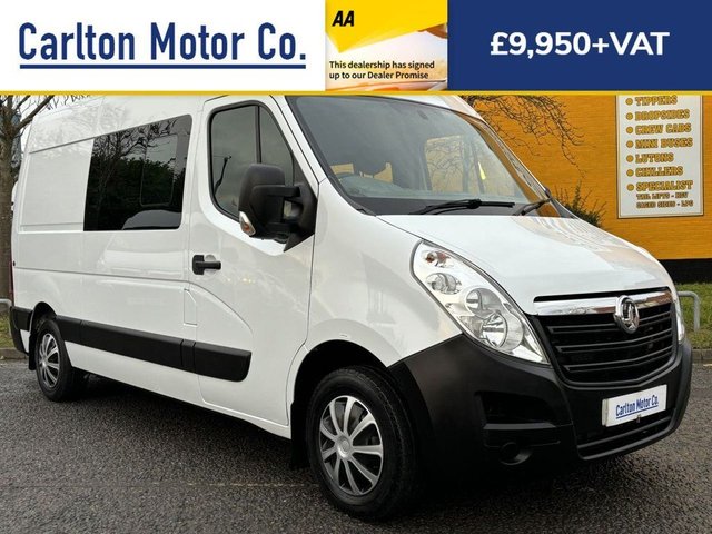 2017 17 Vauxhall Movano 2.3 F3500 L2H2 [ CREW / MESS / WELFARE ] P/V CDTI 