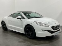 USED 2015 15 PEUGEOT RCZ 1.6 THP GT 2d 156 BHP Striking High Gloss Opal White, Red Leather Interior , 19" Satin Black Alloy Wheels