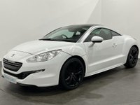 USED 2015 15 PEUGEOT RCZ 1.6 THP GT 2d 156 BHP Striking High Gloss Opal White, Red Leather Interior , 19" Satin Black Alloy Wheels
