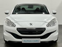 USED 2015 15 PEUGEOT RCZ 1.6 THP GT 2d 156 BHP Striking High Gloss Opal White, Red Leather Interior , 19" Satin Black Alloy Wheels