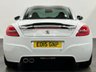 USED 2015 15 PEUGEOT RCZ 1.6 THP GT 2d 156 BHP Striking High Gloss Opal White, Red Leather Interior , 19" Satin Black Alloy Wheels