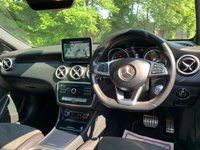 USED 2017 67 MERCEDES-BENZ A CLASS A 180 D AMG LINE PREMIUM PLUS GREAT SPEC - 2017/67reg MERCEDES A180 D AMG-LINE PREMIUM PLUS 5DR AUTOMATIC - AUTOMATIC - 1 FORMER KEEPER - TWIN ELEC PAN ROOF - 1/2 LEATHER ALCANTARA TRIM - 18 INCH AMG ALLOYS/ BODY STYLING - SATELLITE NAVIGATION