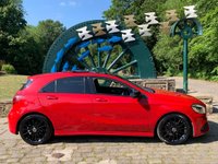 USED 2017 67 MERCEDES-BENZ A CLASS A 180 D AMG LINE PREMIUM PLUS GREAT SPEC - 2017/67reg MERCEDES A180 D AMG-LINE PREMIUM PLUS 5DR AUTOMATIC - AUTOMATIC - 1 FORMER KEEPER - TWIN ELEC PAN ROOF - 1/2 LEATHER ALCANTARA TRIM - 18 INCH AMG ALLOYS/ BODY STYLING - SATELLITE NAVIGATION