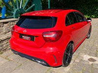 USED 2017 67 MERCEDES-BENZ A CLASS A 180 D AMG LINE PREMIUM PLUS GREAT SPEC - 2017/67reg MERCEDES A180 D AMG-LINE PREMIUM PLUS 5DR AUTOMATIC - AUTOMATIC - 1 FORMER KEEPER - TWIN ELEC PAN ROOF - 1/2 LEATHER ALCANTARA TRIM - 18 INCH AMG ALLOYS/ BODY STYLING - SATELLITE NAVIGATION