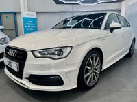 USED 2014 64 AUDI A3 2.0 TDI S line Sportback 5dr Diesel Manual Euro 6 (s/s) (150 ps) &pound;20Tax,SatNav,DAB