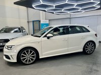 USED 2014 64 AUDI A3 2.0 TDI S line Sportback 5dr Diesel Manual Euro 6 (s/s) (150 ps) &pound;20Tax,SatNav,DAB