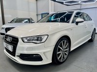 USED 2014 64 AUDI A3 2.0 TDI S line Sportback 5dr Diesel Manual Euro 6 (s/s) (150 ps) &pound;20Tax,SatNav,DAB