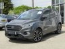 USED 2017 67 FORD KUGA 1.5 ST-LINE TDCI 5d 119 BHP Finished in MAGNETIC GREY with contrasting ALCANTARA LEATHER TRIM. This Kuga is a great choice if you like driving. It's one of the most enjoyable, practical and fun family SUV's around. Features include SAT NAV, DAB, APPLE PLAY, B/TOOTH, AUTO PARKING, Cruise Control, 18" Alloys, and much more. Dealer serviced at 4468 miles, 9698 miles, 13379 miles and on arrival at 17443 miles.