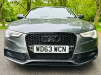 USED 2014 63 AUDI A5 2.0 TDI BLACK EDITION 2d 177 BHP Nav / Leather / B&O / DAB / Rotor alloys