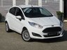 USED 2013 63 FORD FIESTA 1.6 TITANIUM 5d 104 BHP Finished in FROZEN WHITE with contrasting GREY Cloth Trim. This Fiesta is a small family high spec 5 door AUTO car that you can really enjoy driving. Economical and cheap to run, stylish to look at and some great features. Specification includes  DAB Radio, Power Folding Door Mirrors, B/Tooth, Alloys, Air Con, Heated front Screen and much more. Dealer serviced 6986 miles, 14340 miles, 24593 miles, 29597 miles, 35626 miles, 39841 miles, 42361 miles and at 47452 miles.